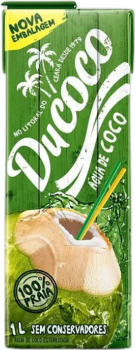 Água de Coco 100% Integral Ducoco Tetra Pak 1L
