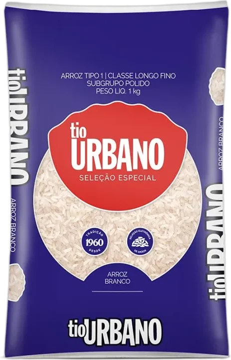 Arroz Parboilizado Tipo 1 Urbano 1kg