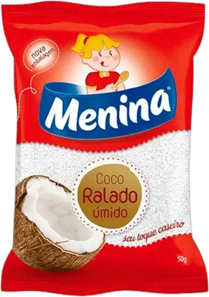 Coco Ralado Puro Desidratado Menina 50g