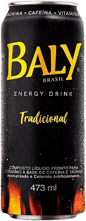 Bebida Energética Baly Energy Drink Tradicional Lata 473ml