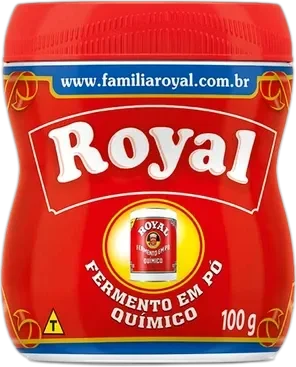 Fermento em Pó Químico Royal Pote 100g