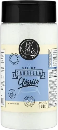 Sal de Parrilla Argentino Churrasqueiro Frasco 500g