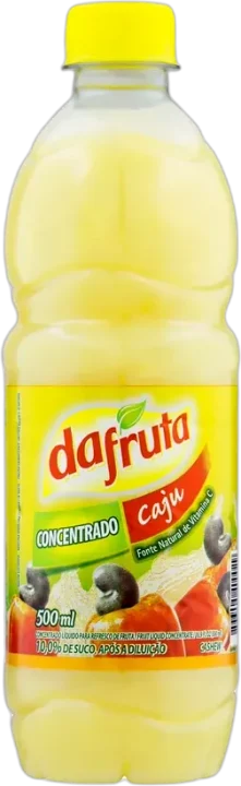 Suco Concentrado de Caju Dafruta Garrafa Pet 500ml
