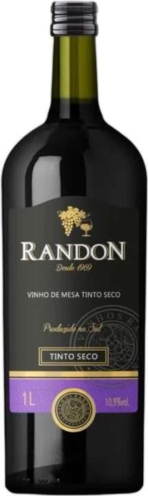 Vinho Tinto de Mesa Fino Seco Randon Garrafa 1L