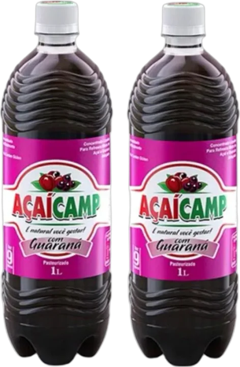 Refresco Concentrado de Guaraná e Açaí Açaícamp Pet 1L